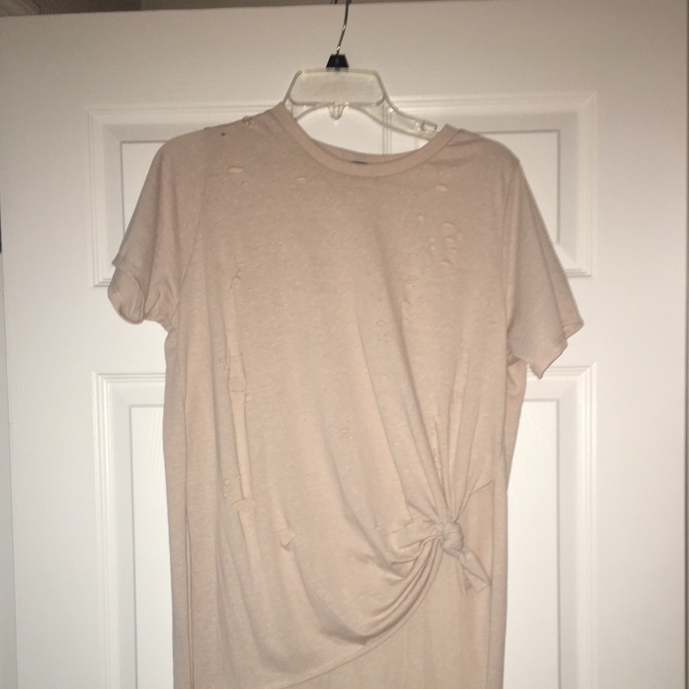 Distressed tee